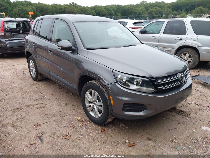 2013 VOLKSWAGEN TIGUAN S - WVGBV3AX4DW606181