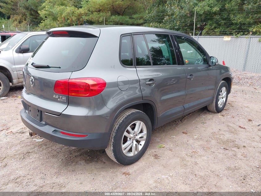 2013 VOLKSWAGEN TIGUAN S - WVGBV3AX4DW606181
