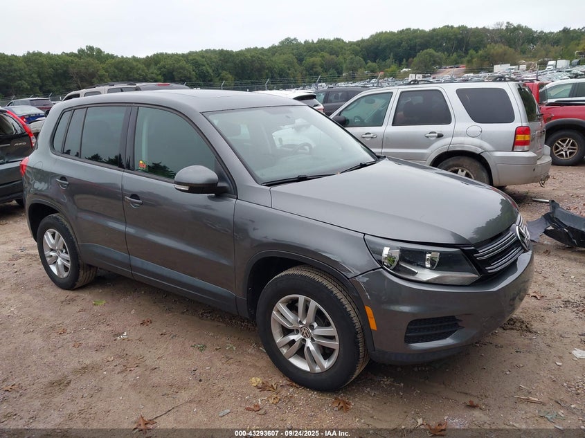 2013 VOLKSWAGEN TIGUAN S - WVGBV3AX4DW606181