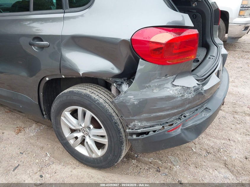 2013 VOLKSWAGEN TIGUAN S - WVGBV3AX4DW606181