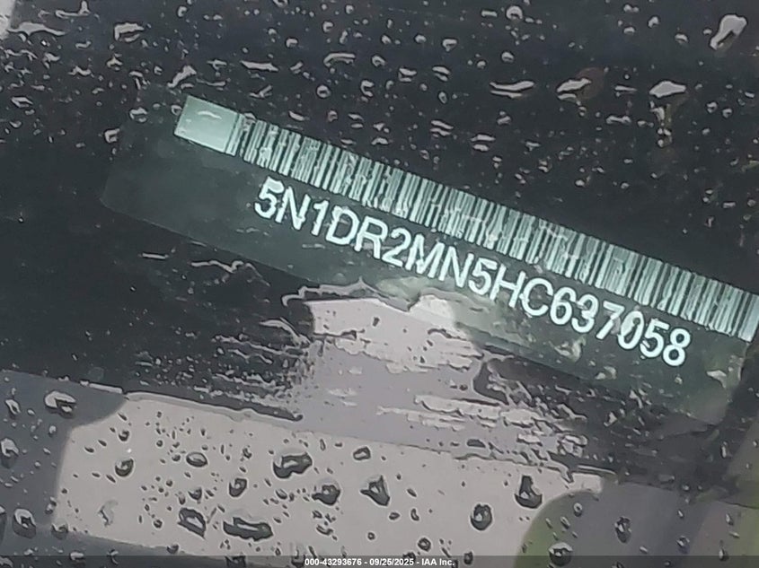 2017 NISSAN PATHFINDER S - 5N1DR2MN5HC637058