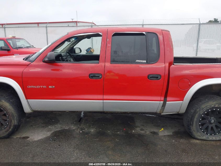 2002 Dodge Dakota Slt VIN: 1B7HG48N22S644435 Lot: 43293709