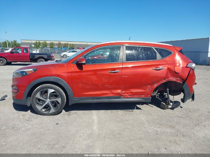 2016 Hyundai Tucson Limited VIN: KM8J3CA23GU157856 Lot: 43293788