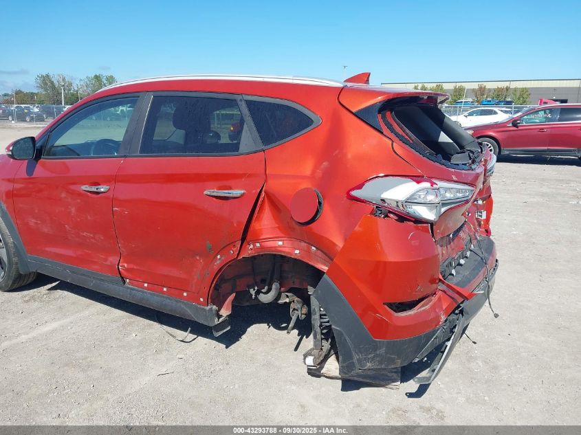 2016 Hyundai Tucson Limited VIN: KM8J3CA23GU157856 Lot: 43293788