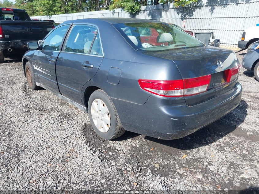 2004 Honda Accord 2.4 Lx grey sedan gasoline 1HGCM56314A020632 photo #4
