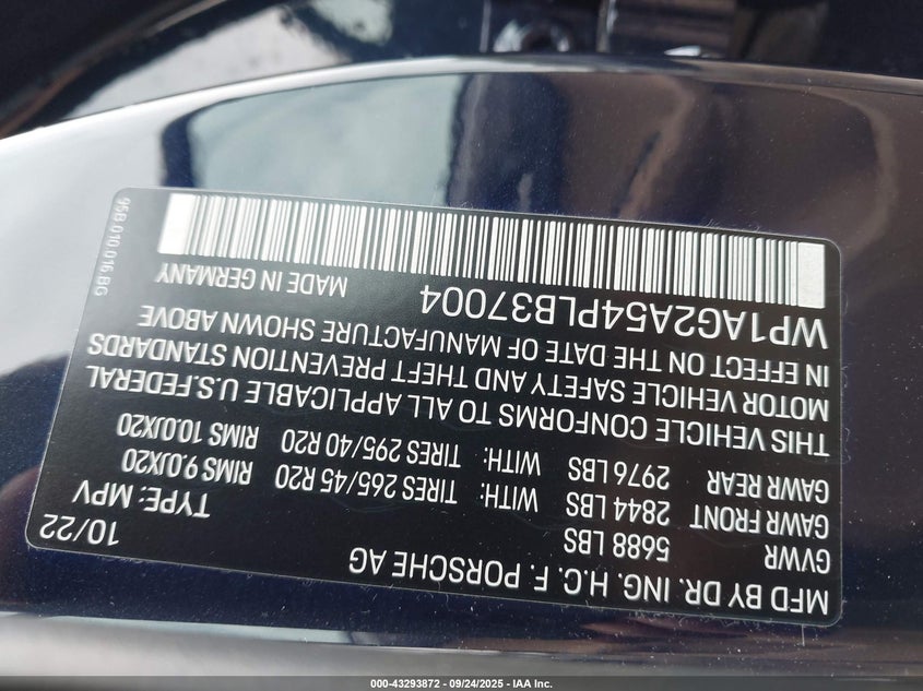 2023 PORSCHE MACAN S - WP1AG2A54PLB37004