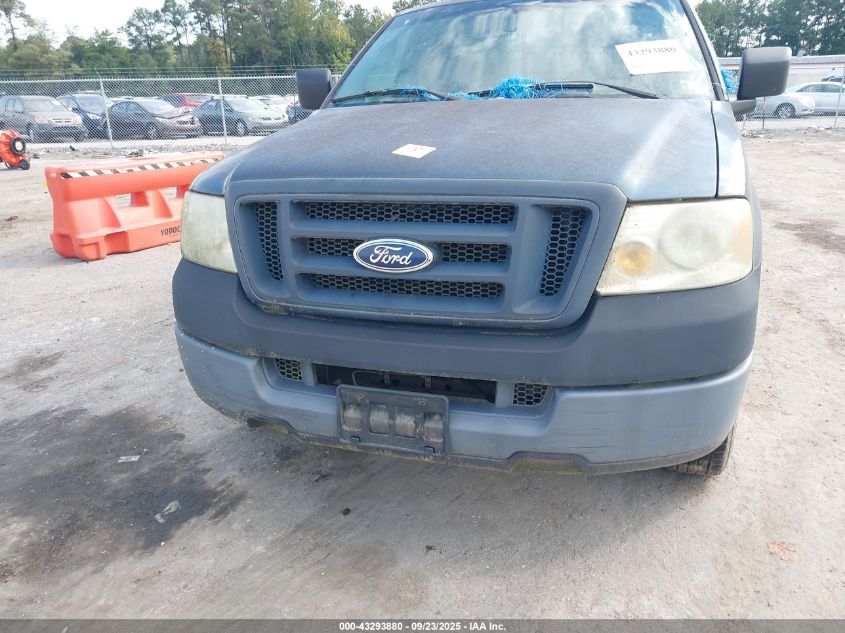 2005 Ford F-150 Stx/Xl/Xlt VIN: 1FTRF12255NB91824 Lot: 43293880