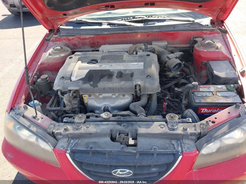 2004 Hyundai Elantra Gls/Gt VIN: KMHDN46D64U827242 Lot: 43293943