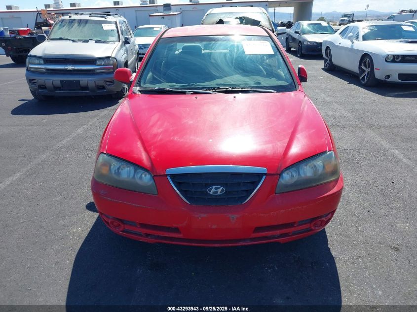 2004 Hyundai Elantra Gls/Gt VIN: KMHDN46D64U827242 Lot: 43293943
