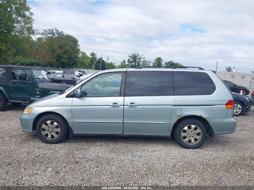 2002 Honda Odyssey Ex-L VIN: 2HKRL18052H588475 Lot: 43293948