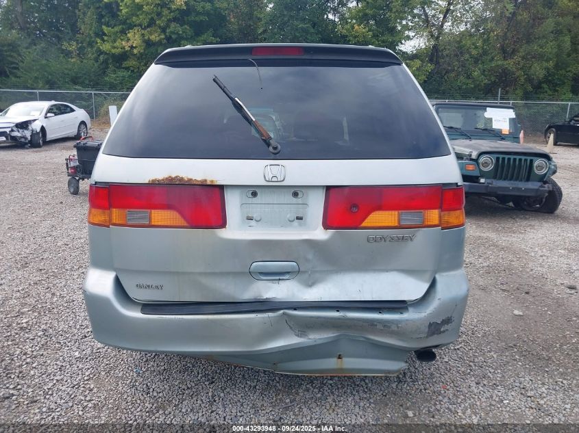 2002 Honda Odyssey Ex-L VIN: 2HKRL18052H588475 Lot: 43293948