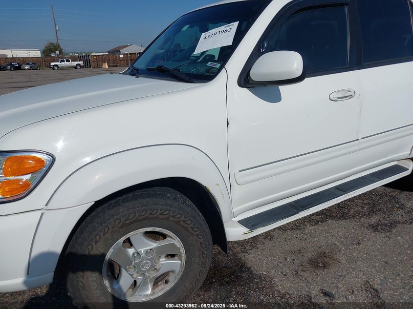 2002 Toyota Sequoia Limited V8 VIN: 5TDBT48A02S116612 Lot: 43293962