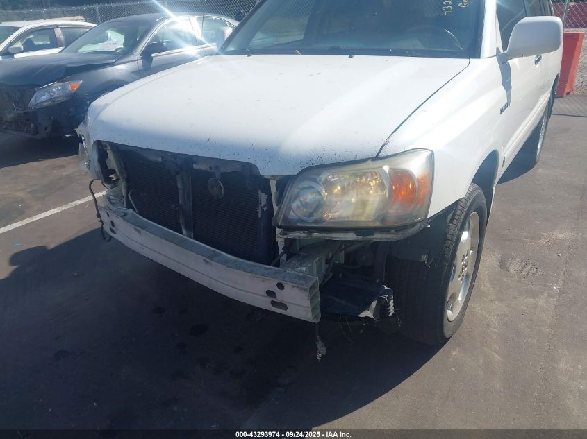 2006 Toyota Highlander Sport V6 VIN: JTEEP21A260168988 Lot: 43293974