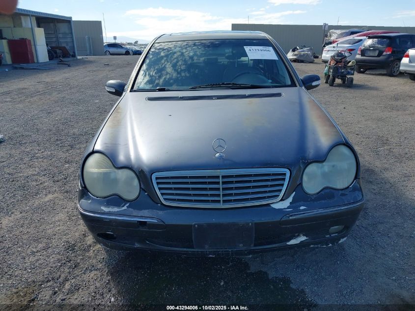 2001 Mercedes-Benz C 240 VIN: WDBRF61J61F075735 Lot: 43294006