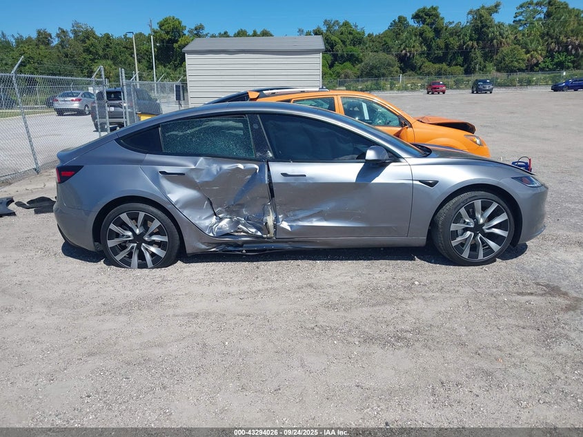 2024 Tesla Model 3 Long Range Dual Motor All-Wheel Drive/Rear-Wheel Drive VIN: 5YJ3E1EA2RF870529 Lot: 43294026