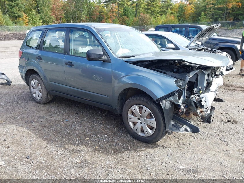 2009 Subaru Forester 2.5X green other gasoline JF2SH61609H725220 photo #1