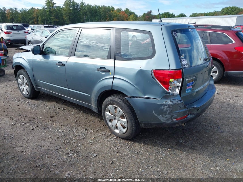 2009 Subaru Forester 2.5X green other gasoline JF2SH61609H725220 photo #4