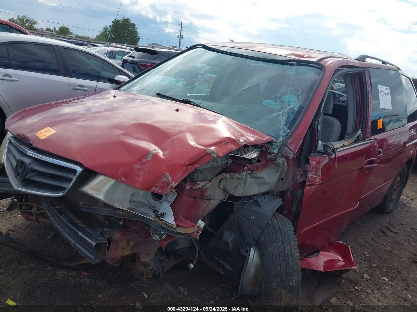 2002 Honda Odyssey Ex VIN: 2HKRL18682H534706 Lot: 43294124