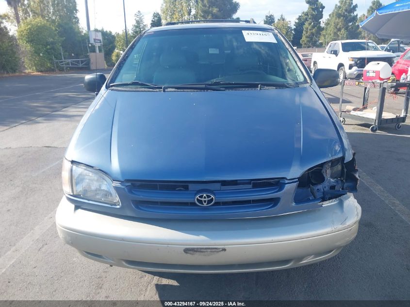1998 Toyota Sienna Xle VIN: 4T3ZF13C8WU049551 Lot: 43294167