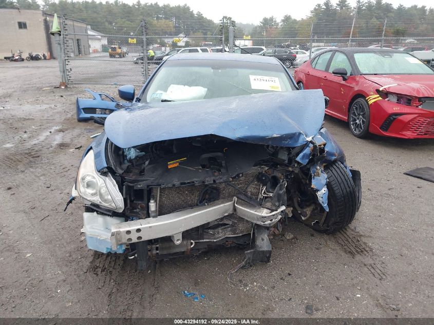 2010 Infiniti G37X VIN: JN1CV6EL5AM150817 Lot: 43294192