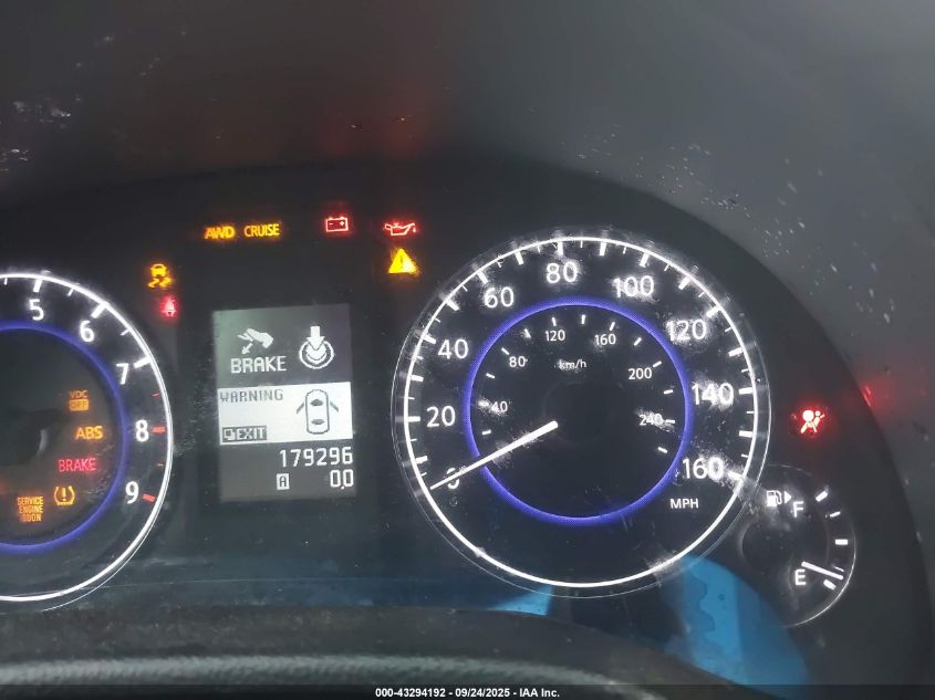 2010 Infiniti G37X VIN: JN1CV6EL5AM150817 Lot: 43294192