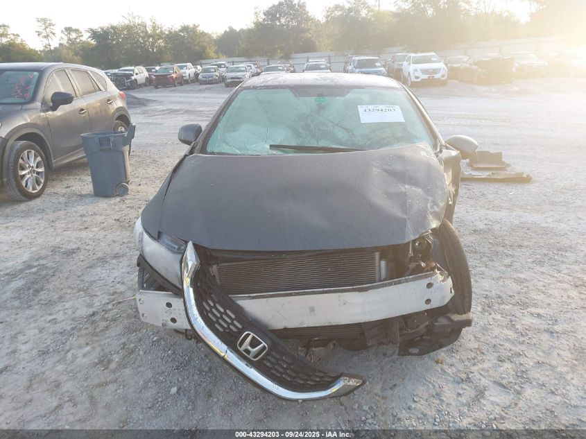 2013 Honda Civic Lx VIN: 19XFB2F52DE058658 Lot: 43294203