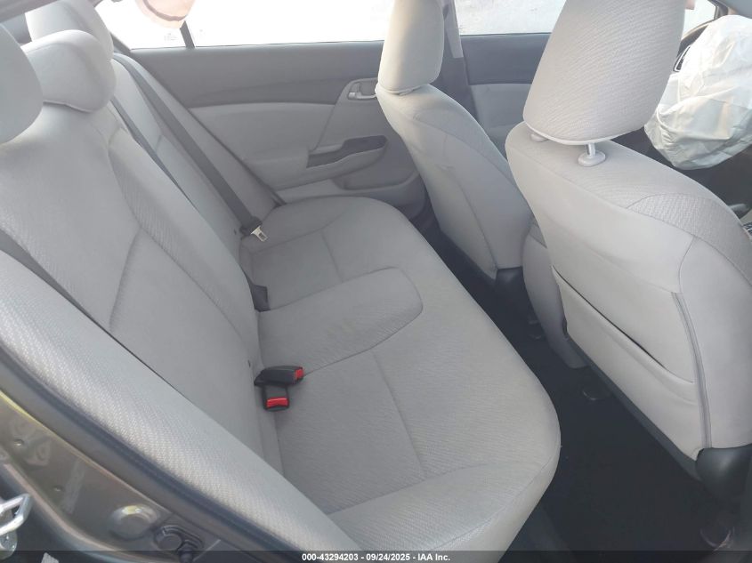 2013 Honda Civic Lx VIN: 19XFB2F52DE058658 Lot: 43294203