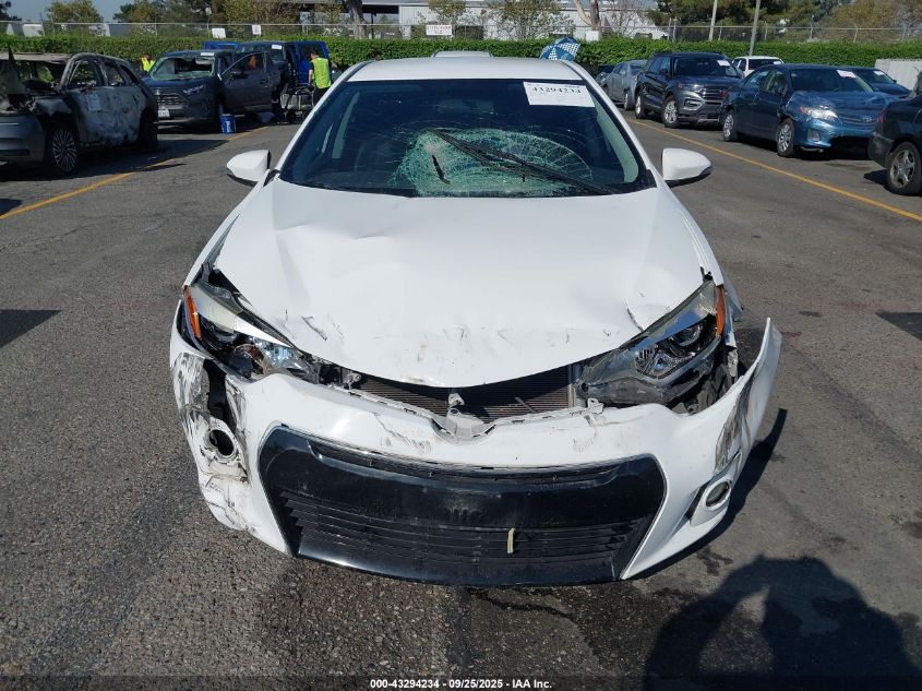 2015 Toyota Corolla S Plus VIN: 5YFBURHE0FP280177 Lot: 43294234