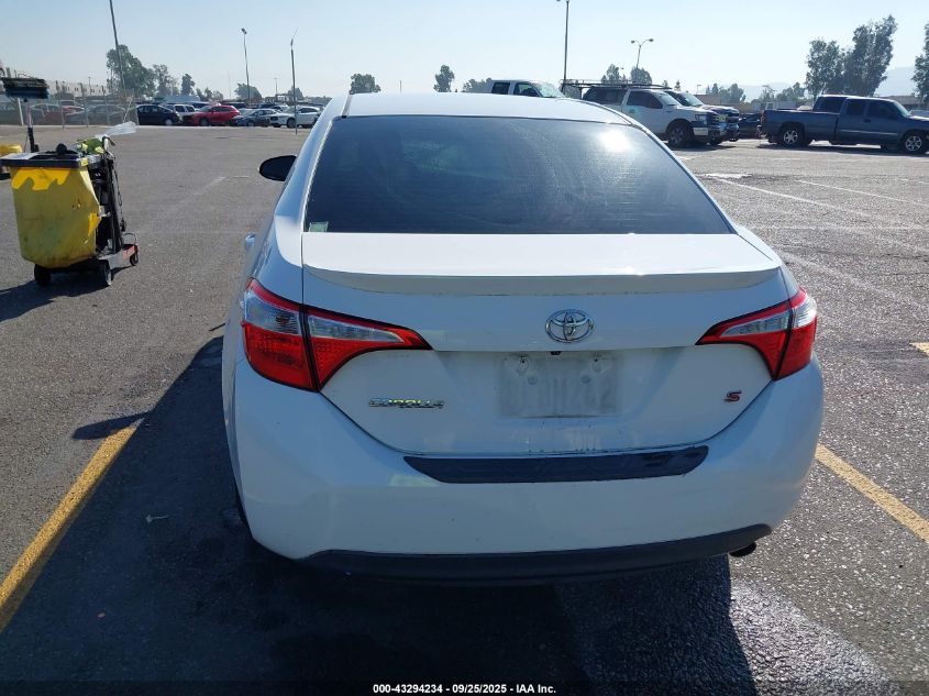 2015 Toyota Corolla S Plus VIN: 5YFBURHE0FP280177 Lot: 43294234