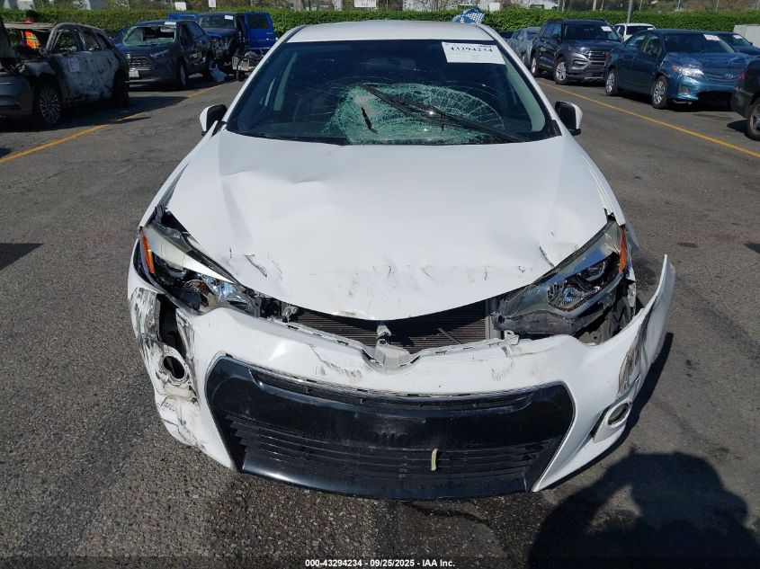 2015 Toyota Corolla S Plus VIN: 5YFBURHE0FP280177 Lot: 43294234