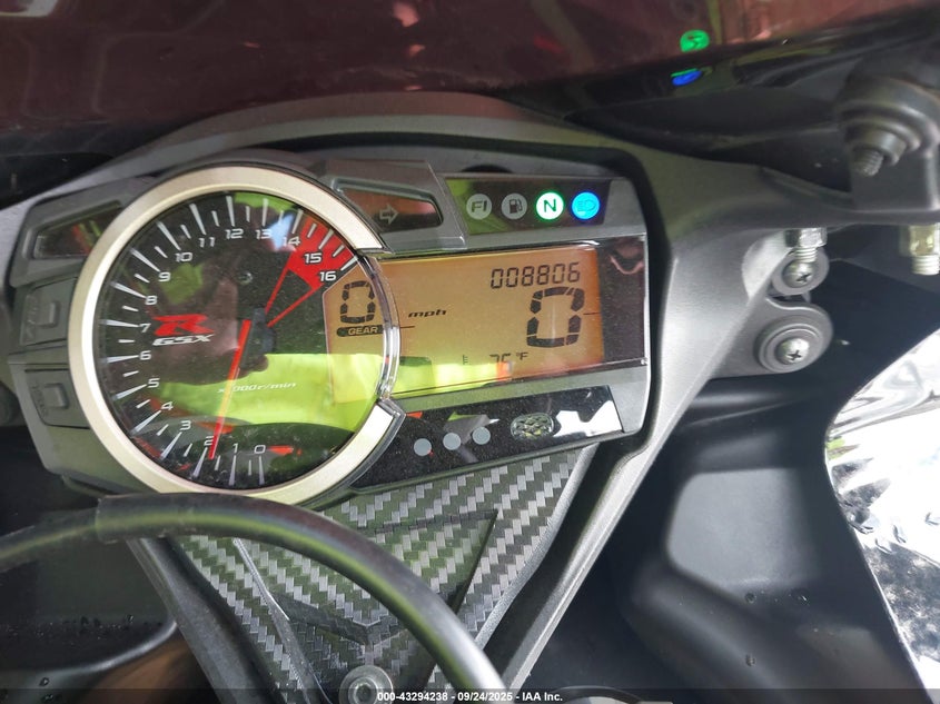 2020 Suzuki Gsx-R750 VIN: JS1GR7MA1L7100615 Lot: 43294238