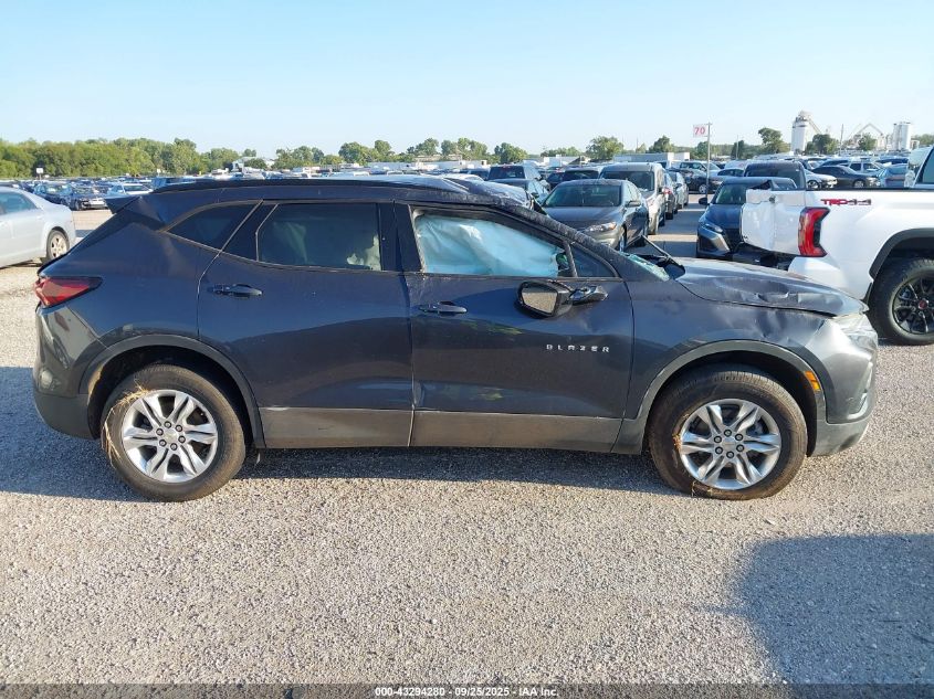 2022 Chevrolet Blazer Fwd 2Lt VIN: 3GNKBCR4XNS156533 Lot: 43294280