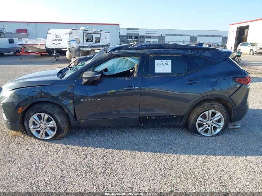2022 Chevrolet Blazer Fwd 2Lt VIN: 3GNKBCR4XNS156533 Lot: 43294280