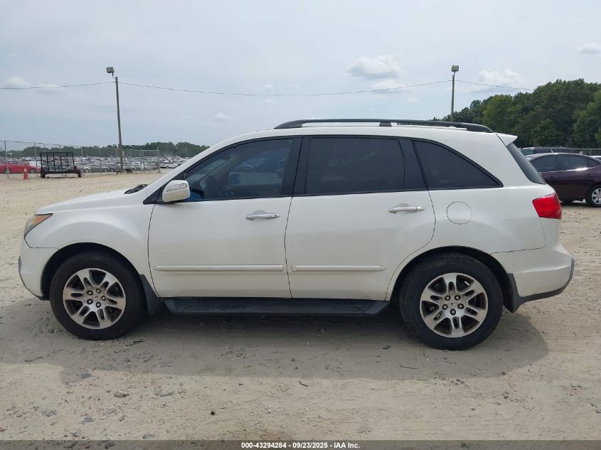 2007 Acura Mdx Technology Package VIN: 2HNYD28367H539594 Lot: 43294284