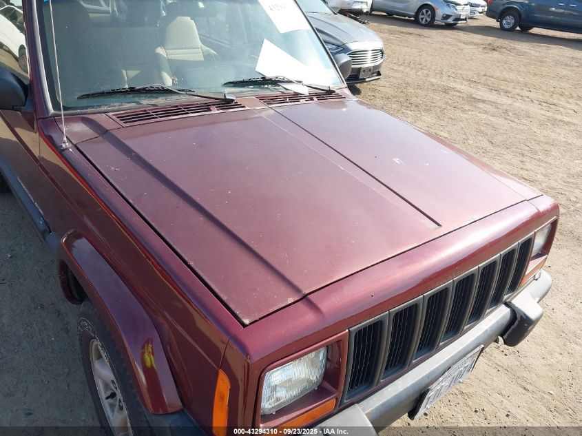 2001 Jeep Cherokee Sport VIN: 1J4FT48S41L582063 Lot: 43294310