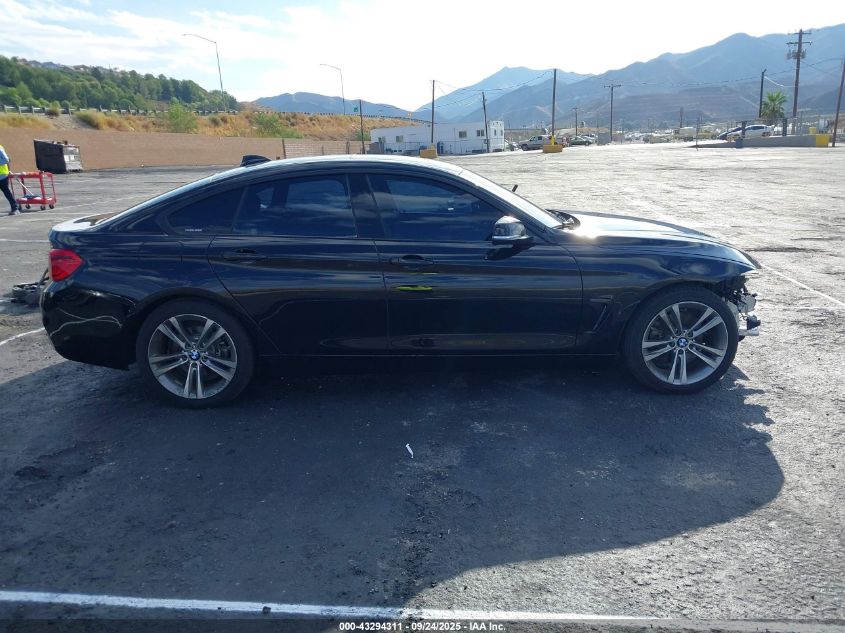 2018 BMW 430I Gran Coupe VIN: WBA4J1C55JBM10825 Lot: 43294311