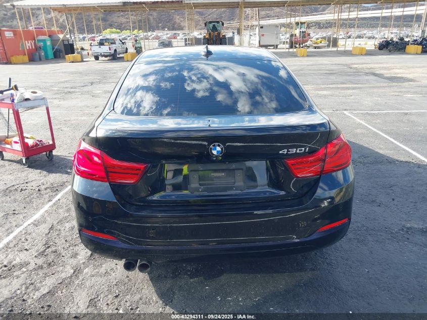 2018 BMW 430I Gran Coupe VIN: WBA4J1C55JBM10825 Lot: 43294311