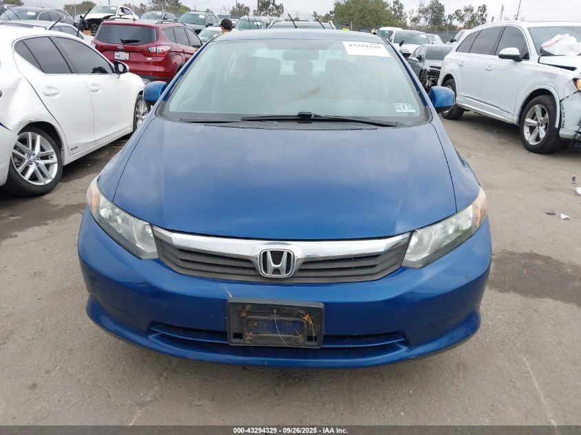 2012 Honda Civic Lx VIN: 19XFB2F51CE361994 Lot: 43294329