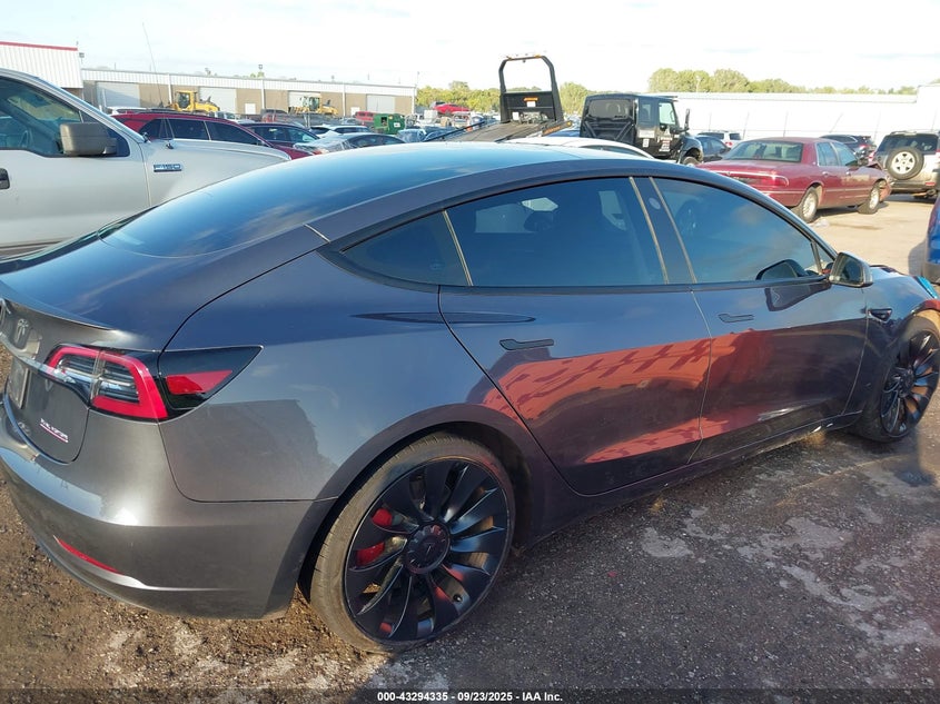 2023 Tesla Model 3 Performance Dual Motor All-Wheel Drive VIN: 5YJ3E1EC2PF491559 Lot: 43294335