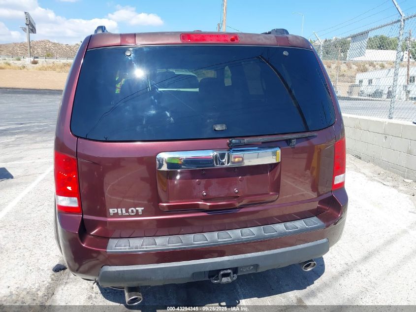 2009 Honda Pilot Ex VIN: 5FNYF38499B008896 Lot: 43294345