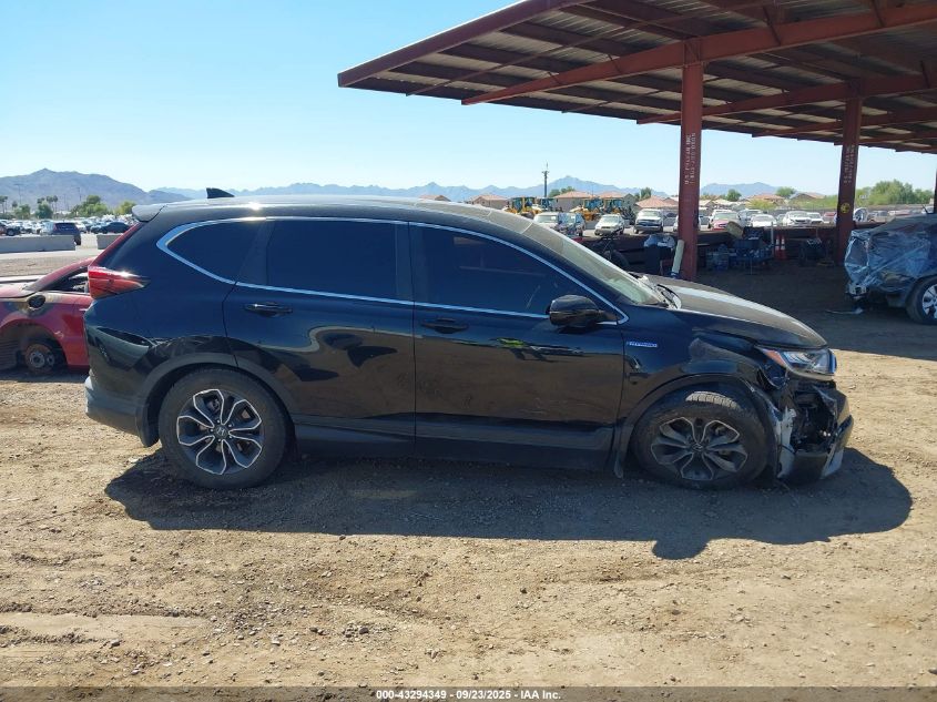2022 Honda Cr-V Hybrid Ex VIN: 5J6RT6H58NL009188 Lot: 43294349