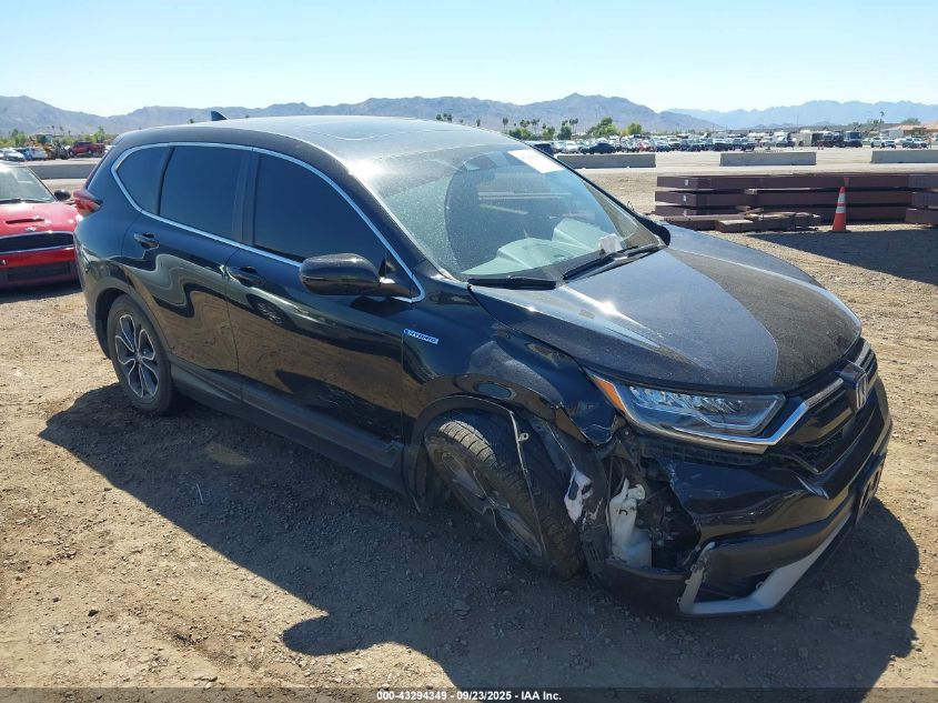 2022 Honda Cr-V Hybrid Ex VIN: 5J6RT6H58NL009188 Lot: 43294349