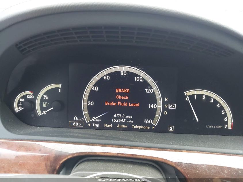 2008 Mercedes-Benz S 550 4Matic VIN: WDDNG86X18A170450 Lot: 43294372