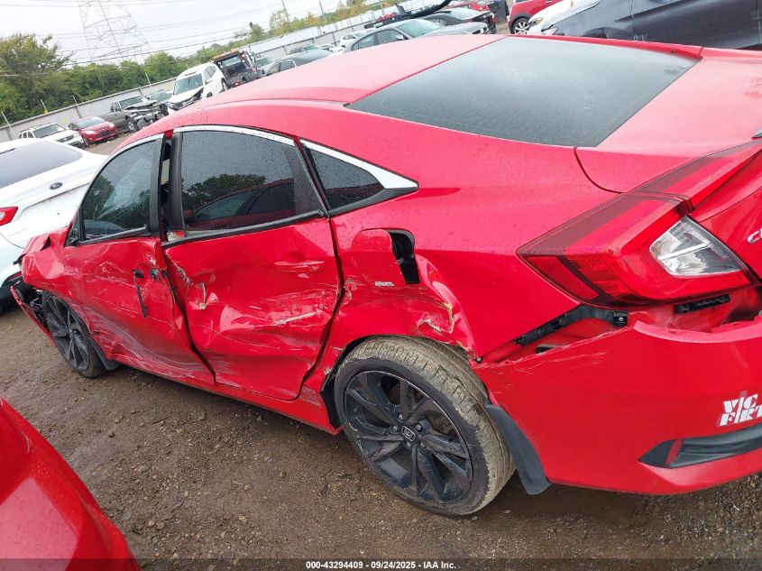 2020 Honda Civic Sport VIN: 2HGFC2F87LH579399 Lot: 43294409