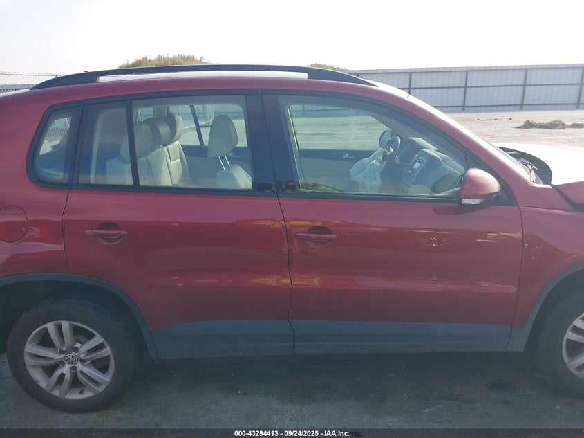 2016 VOLKSWAGEN TIGUAN S - WVGBV7AX8GW020661