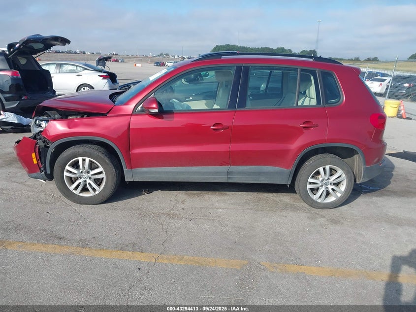 2016 VOLKSWAGEN TIGUAN S - WVGBV7AX8GW020661