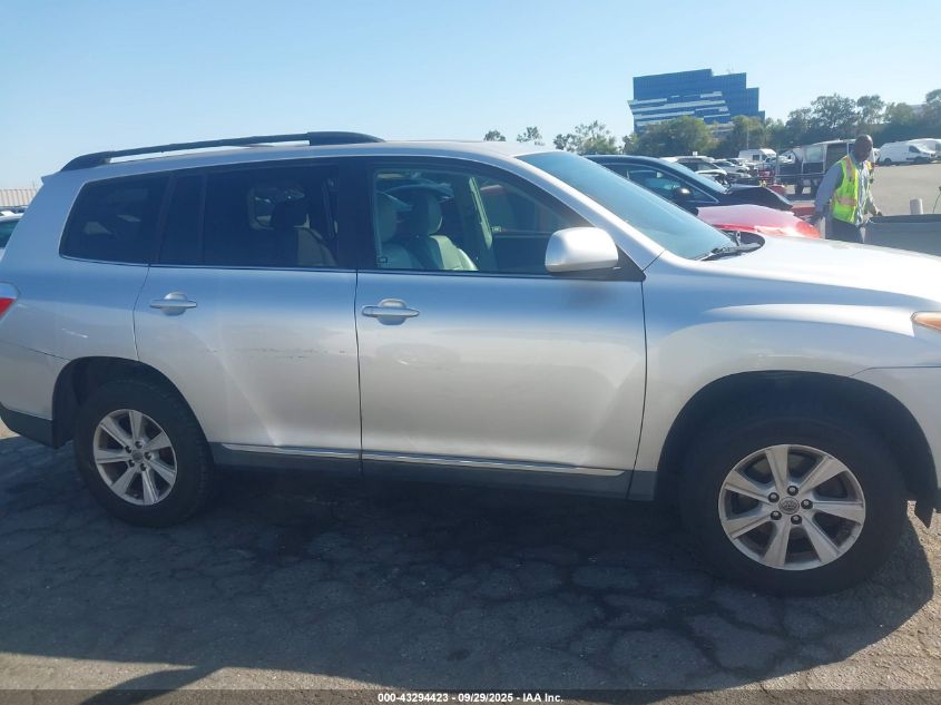 2012 Toyota Highlander Se V6 VIN: 5TDZK3EH1CS065071 Lot: 43294423