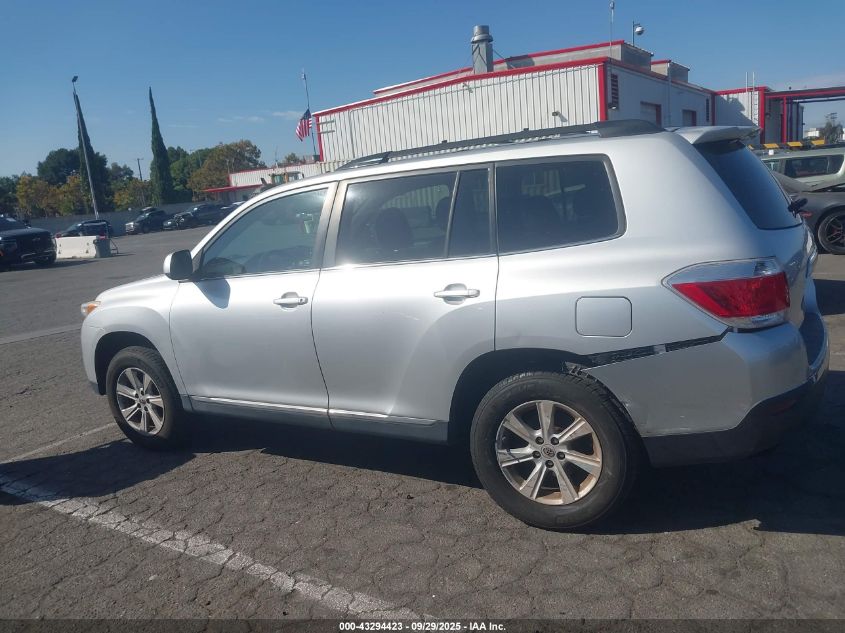 2012 Toyota Highlander Se V6 VIN: 5TDZK3EH1CS065071 Lot: 43294423