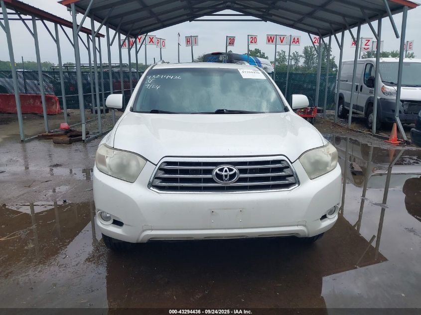 2010 Toyota Highlander Limited V6 VIN: 5TDDK3EH9AS022122 Lot: 43294436