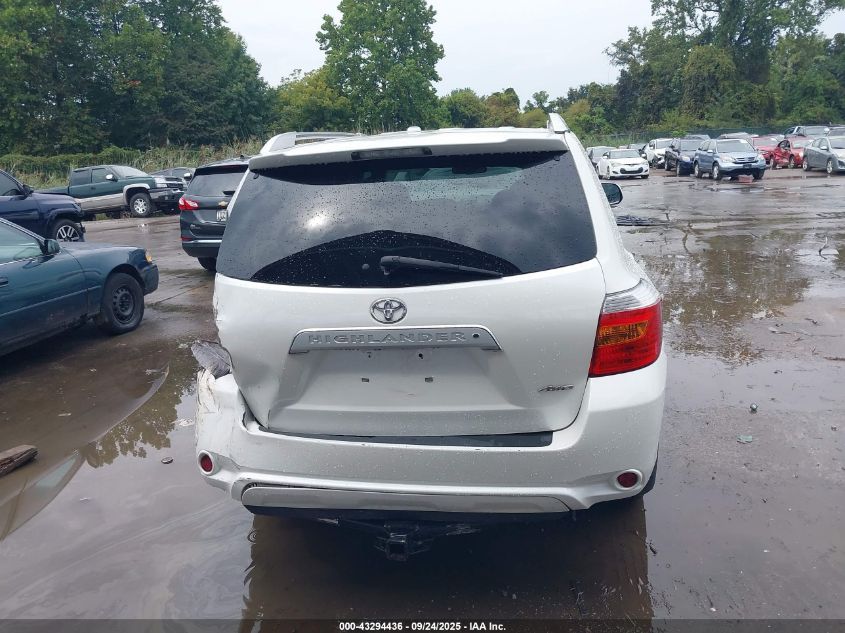 2010 Toyota Highlander Limited V6 VIN: 5TDDK3EH9AS022122 Lot: 43294436